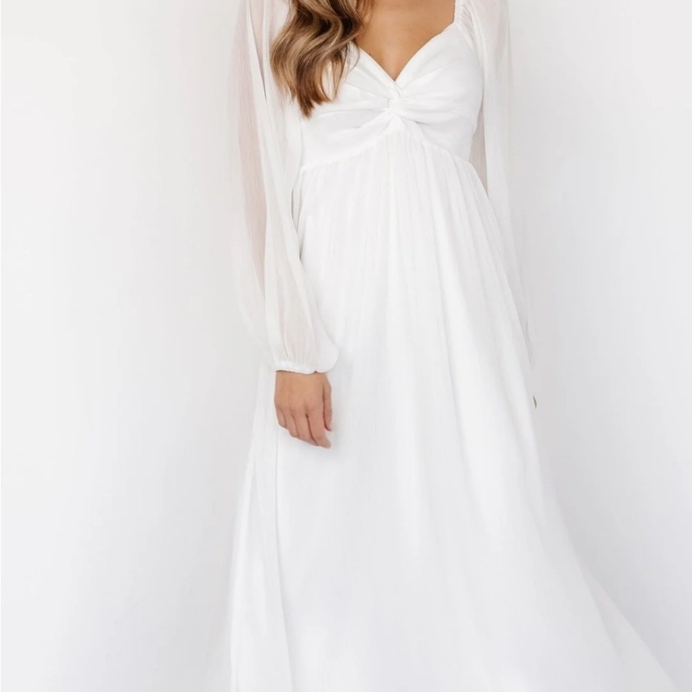 Baltic Born Dione Midi Dress Ivory XL NWT